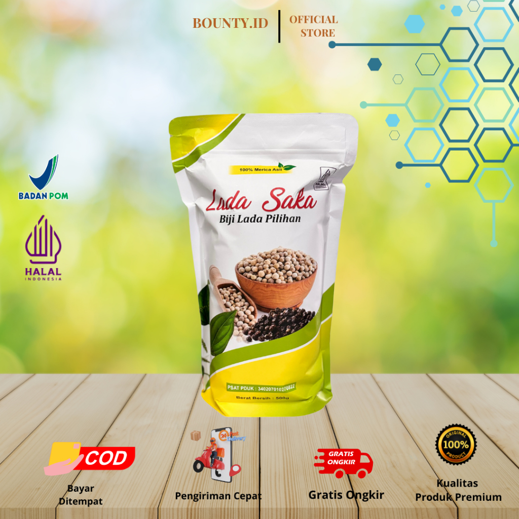 

Lada Putih Bubuk / Merica bubuk / Ground Pepper - Quality Premium - 500 Gram