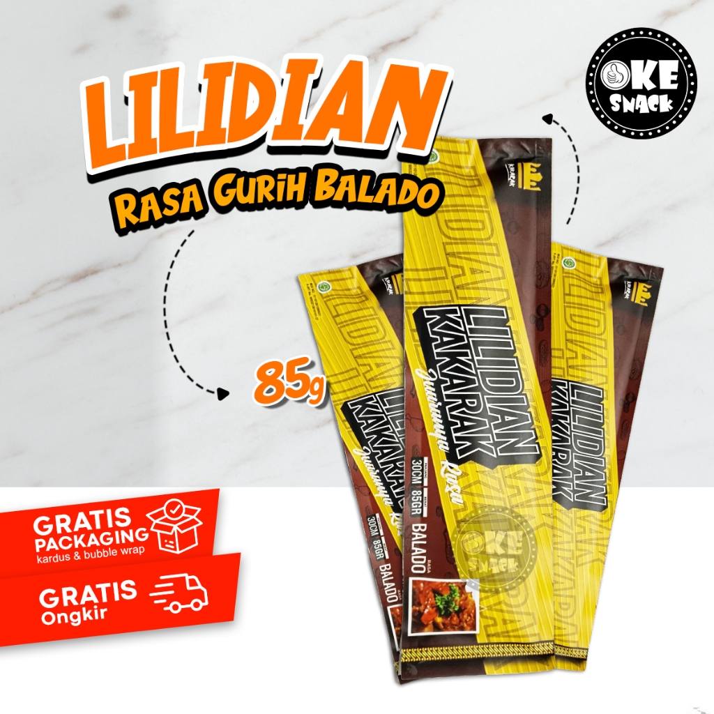 

Lidi Lidian Pedas Balado Mie Lidi Pedes Balado Super Panjang 30cm - 85gr