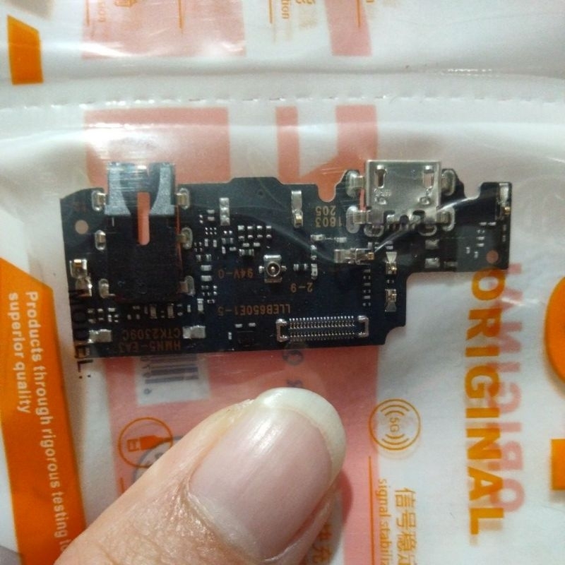 PAPAN KONEKTOR CAS + MIC REDMI NOTE 5/NOTE 5 PRO