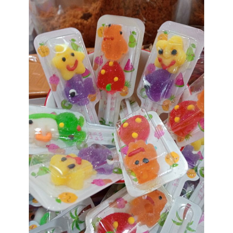 

permen jelly tangkai aneka rasa 250grm