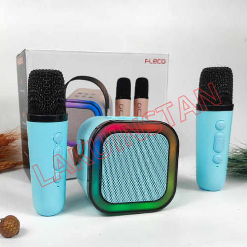SPEAKER MINI FLECO K - 22 Bluetooth Free 2 MIC WIRELESS LED LIGHT / Speaker Fleco