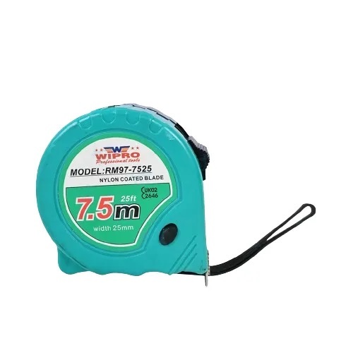 Meteran Wipro 7.5 Meter / Meteran Tukang / Roll Meter Panjang