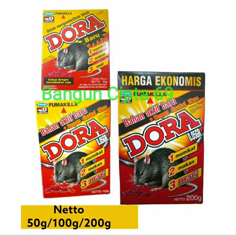racun tikus dora fumakilla