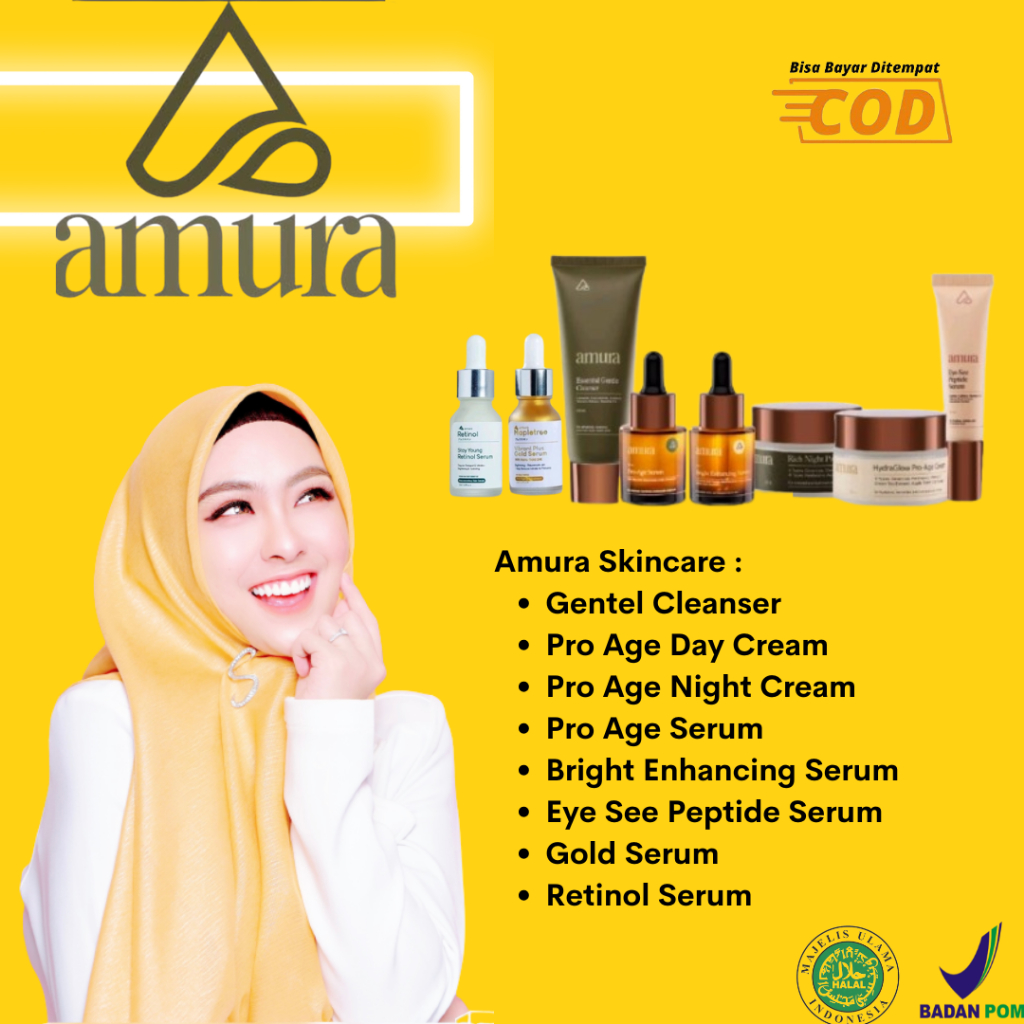 Amura Skincare Skincare Halal Skincare BPOM Amura Skincare BPOM anti aging reduce dark spot brighten
