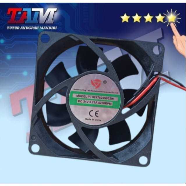KIPAS 24V 7CM DC BRUSHLESS