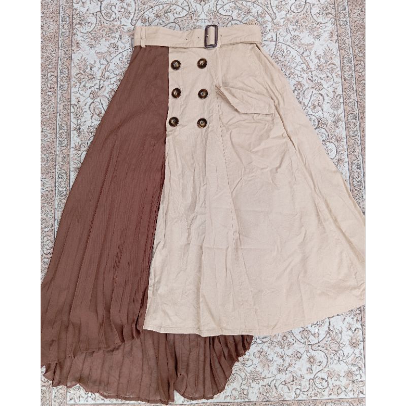 korean skirt azul by moussy