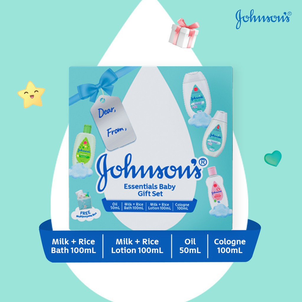 Johnson Baby Essentials Gift Set | Paket Kado Bayi Johnson | SBP