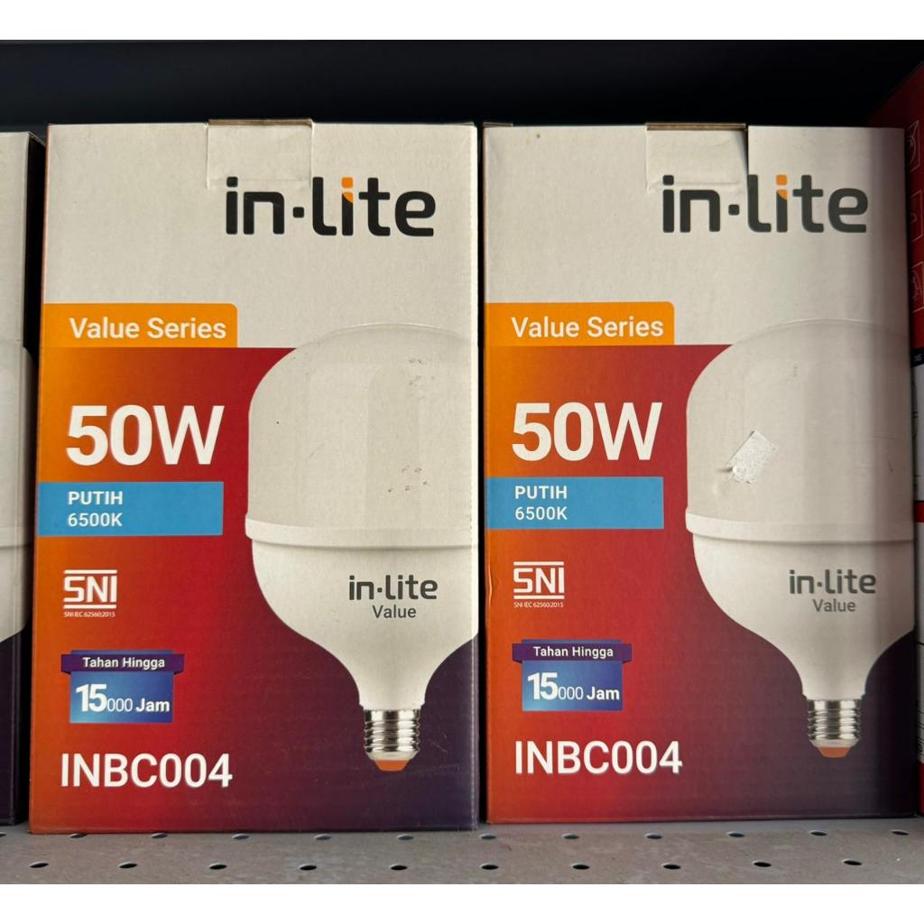 lampu in lite 50watt capsule dan value 6500k cahaya no garansi
