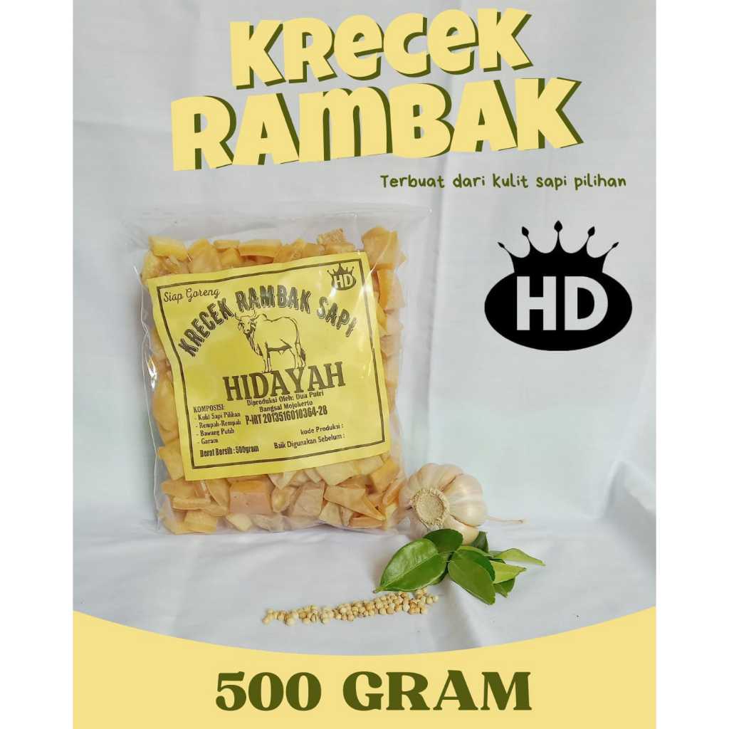 

Krecek Rambak Sapi Mentah Kotak Dadu Super 500Gram / Krecek Rambak Sapi Asli / Krupuk Kulit Sapi Mentah