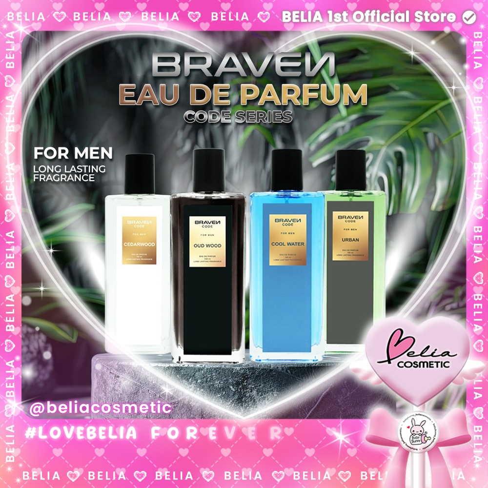 ❤ BELIA ❤ BRAVEN Code Eau De Parfum 100ml | Parfum Pria | Woody Fragrance