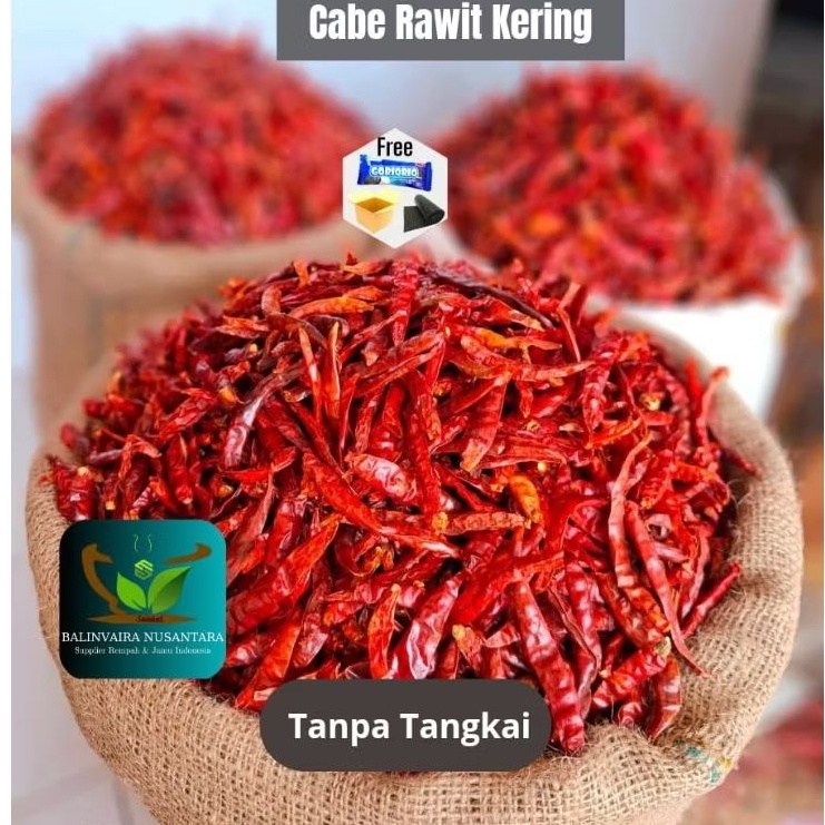 

Cabe Rawit Teja Kering Merah SUPER PEDAS 250 Gr Fresh