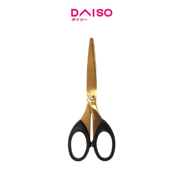 

Daiso Stainless steel titanium coated office scissors