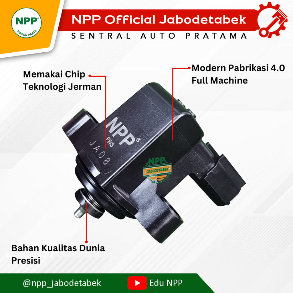 Sensor Solenoid Vario Techno 125 (Kode 52100-KZR00 NPP) 100% Original NPP