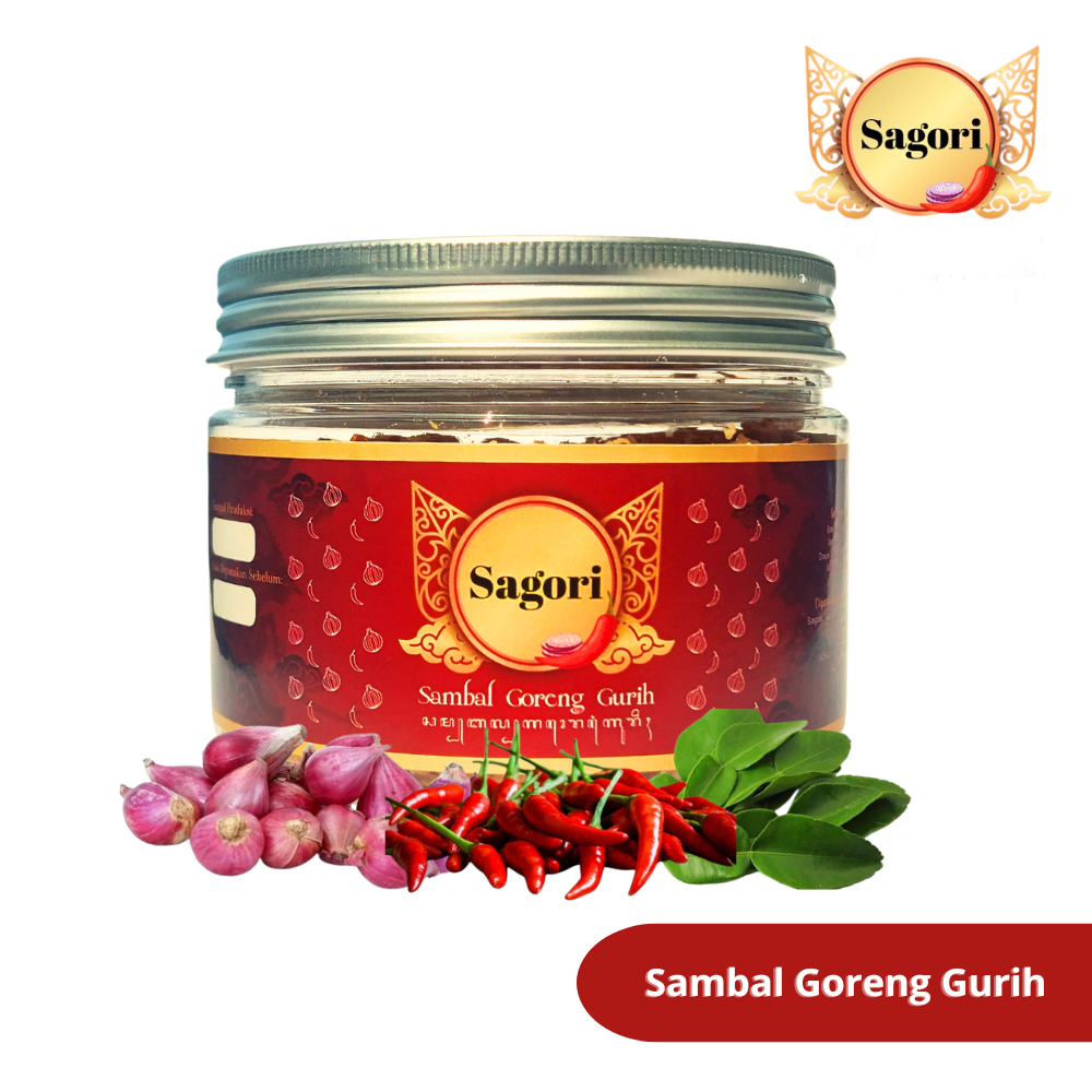 

SAGORI Sambal Crispy Sambel Bawang Goreng Pedas Daun Jeruk