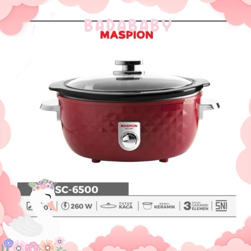 . MASPION SLOW COOKER MSC6500 SLOW COOKER MURAH PALEMBANG