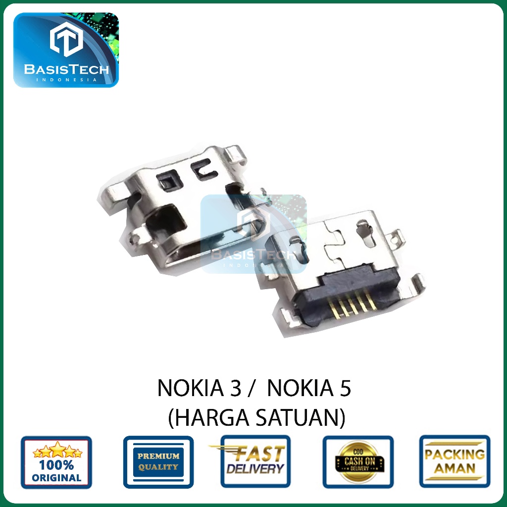 KONEKTOR LUBANG CAS CHARGER NOKIA 3 - NOKIA 5 - ORI