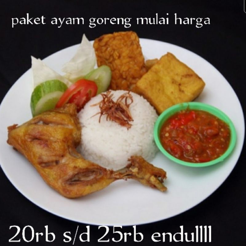 

paket ayam goreng