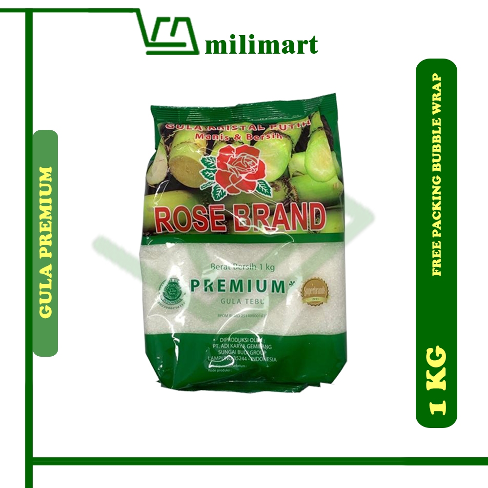 

ROSEBRAND HIJAU GULA PASIR PREMIUM KEMASAN 1 KG