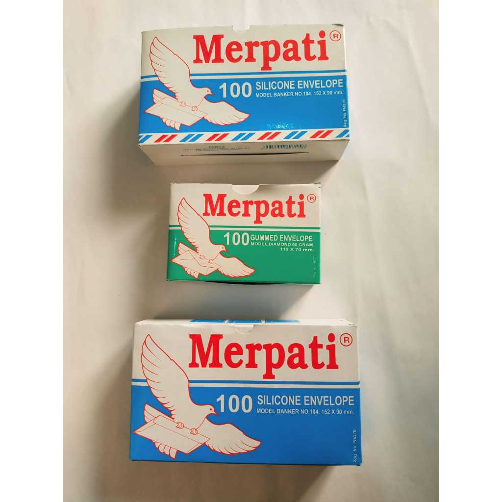 

1 PACK AMPLOP PUTIH MERPATI MINI NO. 104 NO. 90 BUKA ATAS NO. 90 BUKA SAMPING
