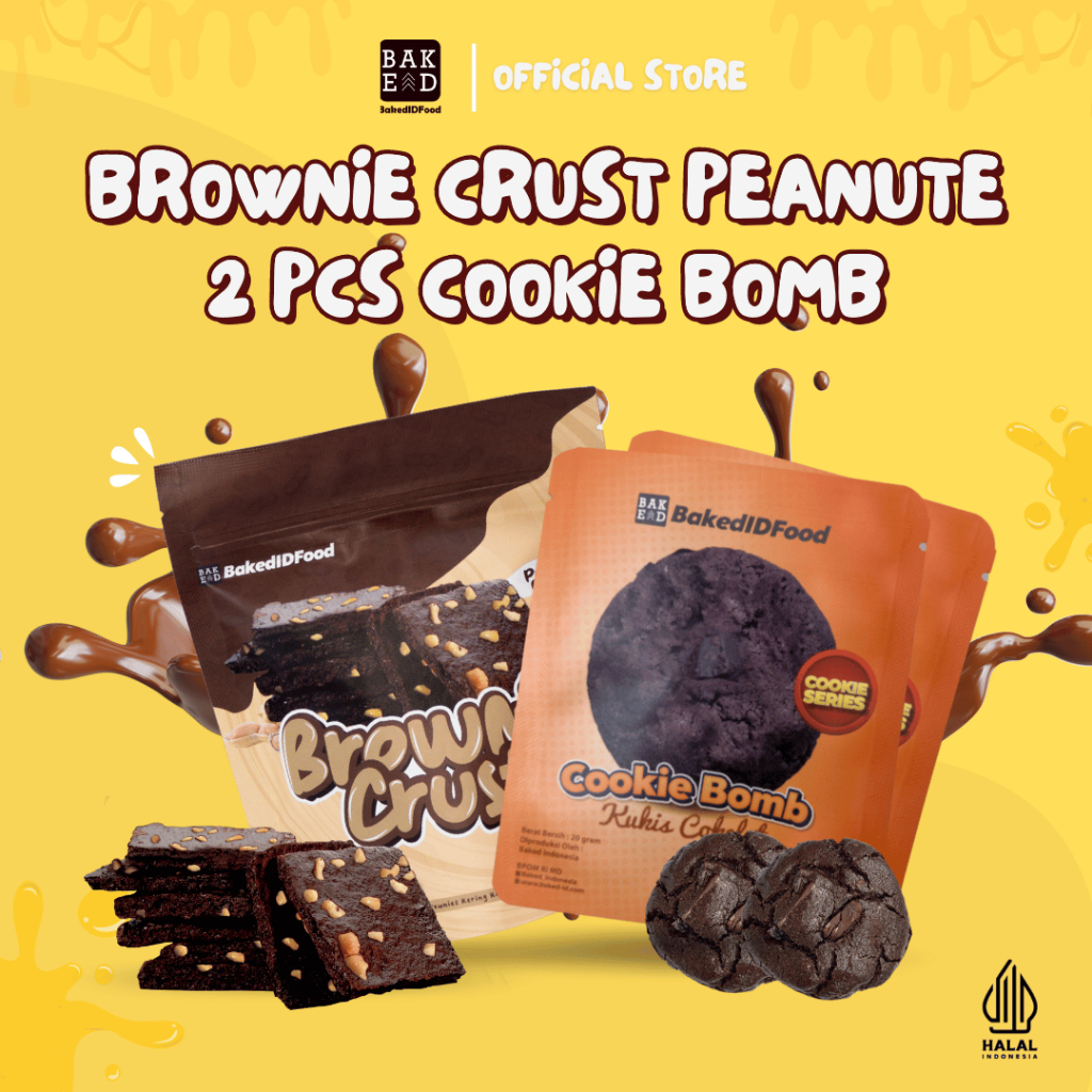 

Bundle - Brownie Crust Peanute + 2 Pcs Cookie Bomb