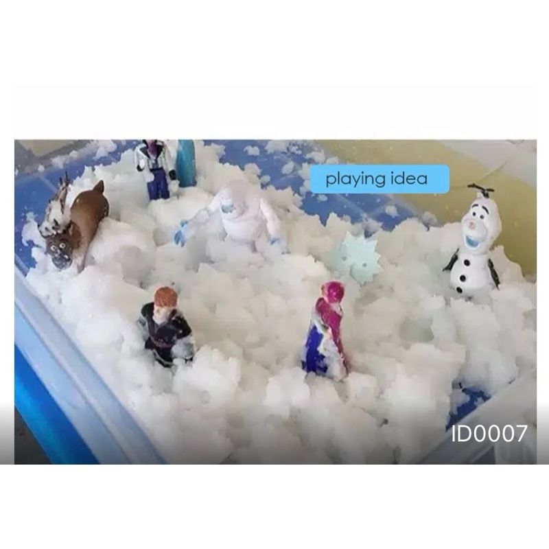 Mainan bubuk salju instant/INSTANT SNOW/sensory play/snow powder/mainan montessori anak