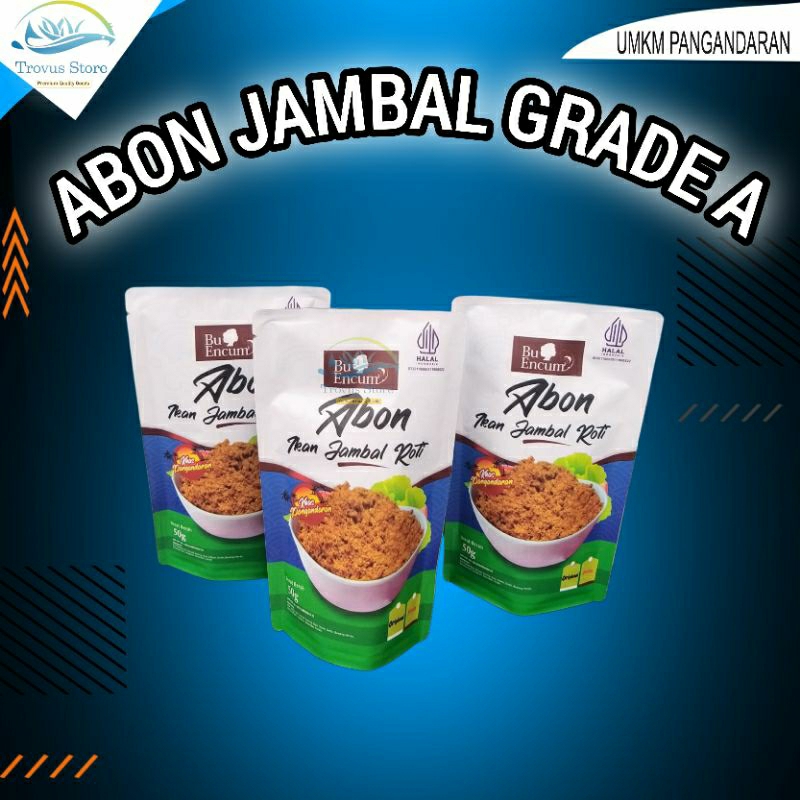 

Abon Ikan Jambal Roti Premium Super Ngeprul Makanan Cemilan Oleh-oleh Khas Pangandaran