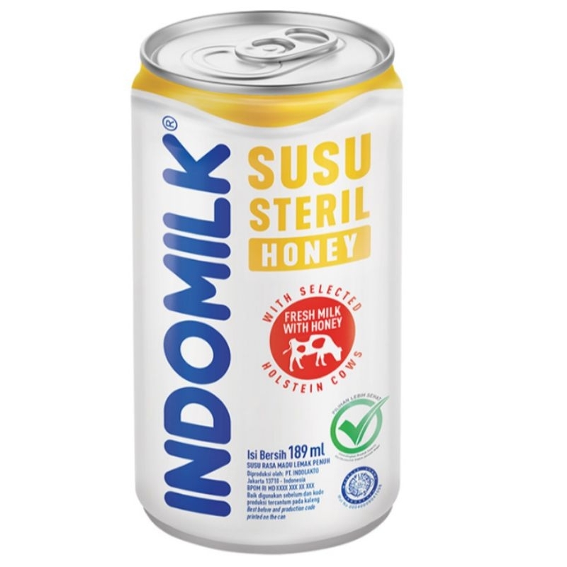 

Indomilk susu steril honey 189 ml