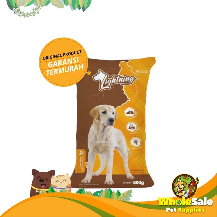 

23bagusmenshop - Lightning Dog Food 20kg Makanan Anjing Kering Jumbo Premium Murah