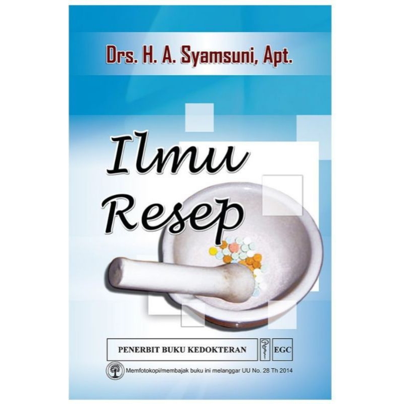 BUKU ILMU RESEP By Drs. H. A Syamsuni