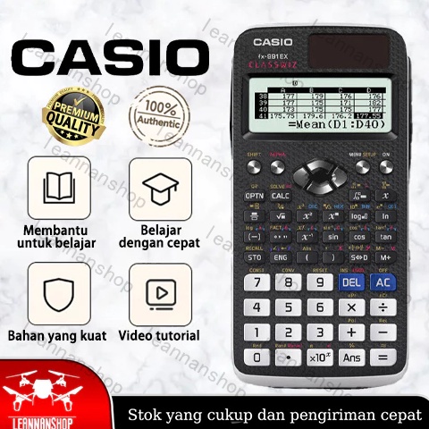 

KODE I82Z Kalkulator Scientific Casio ilmiah FX991EX991ESPlus Kalkulator Casio Scientific Calculator Casio Scientific