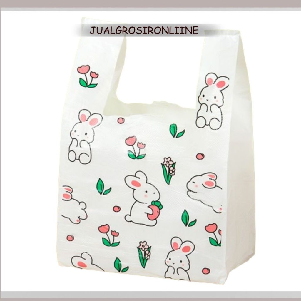 

Paper Bag Plastik Bunny Carrot Kantong Plastik Premium Gift Bag Kado Lucu