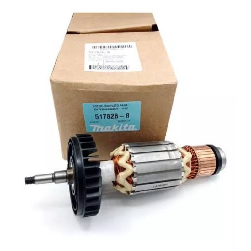 ARMATURE GA7020 FOR MESIN GERINDA MAKITA 7" ORIGINAL MAKITA ROTOR GA7020 ORI