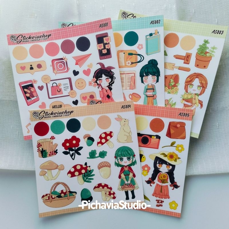 

Sticker Activity - Sticker kisscut, sticker pack, sticker sheet