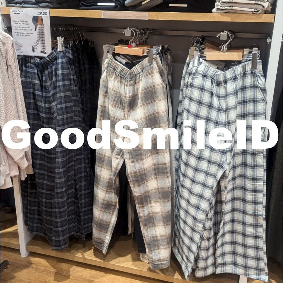 SALE Women Celana Panjang Flannel Ankle Wanita Santai Piyama Tidur Loungewear Kamar Cewek JASTIP UNI