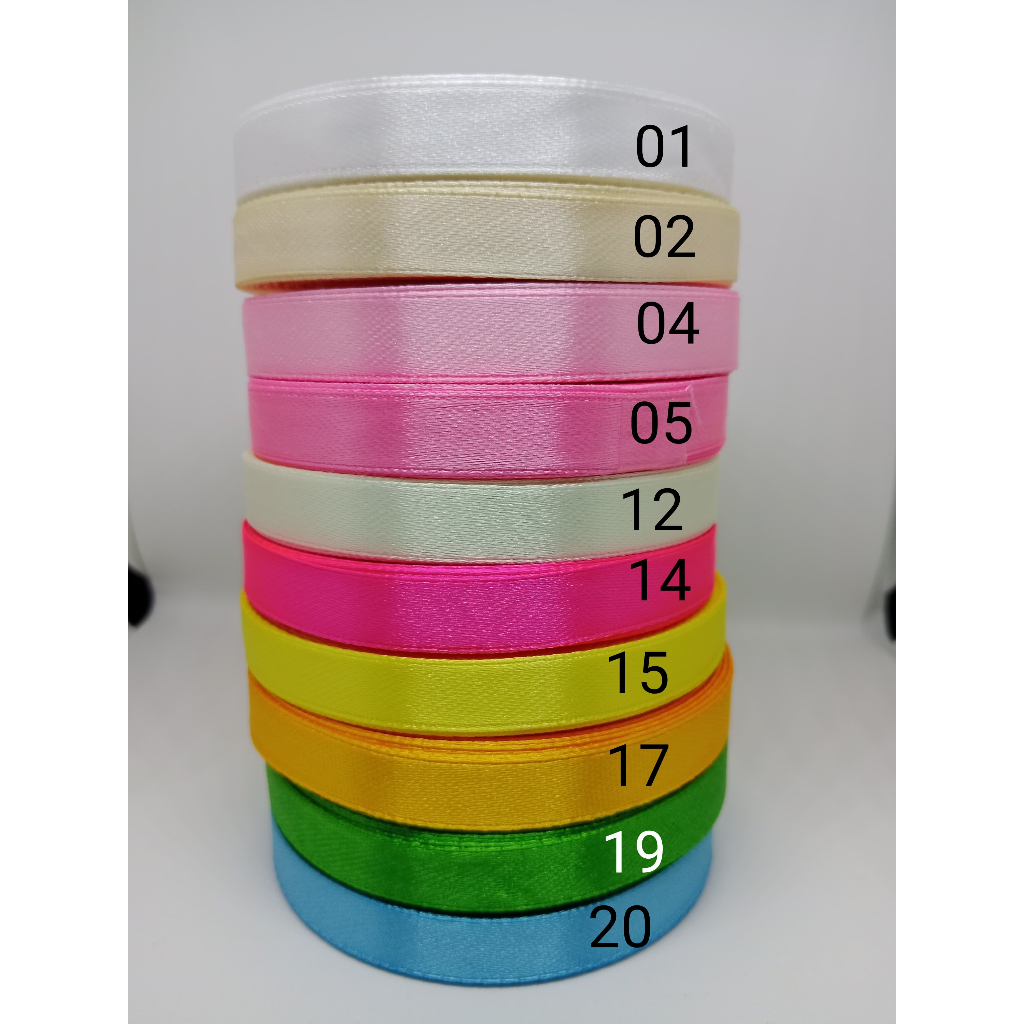 Pita Satin 1/4' (lebar 0,6cm) - GROSIR
