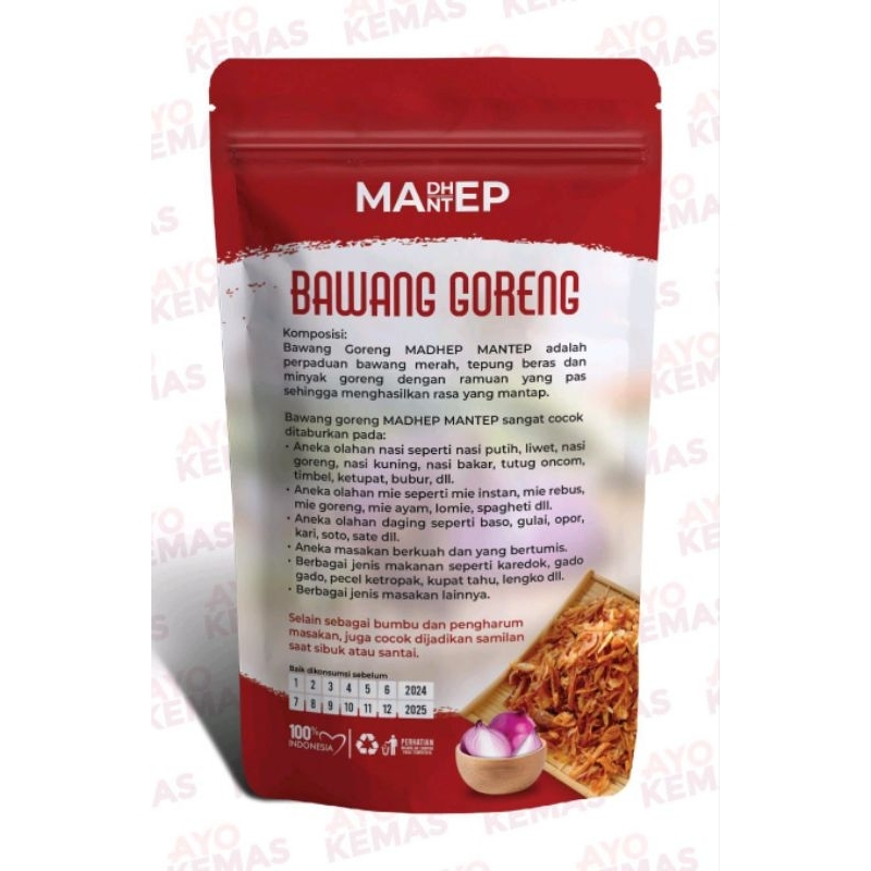 

Bawang Goreng Madhep Mantep