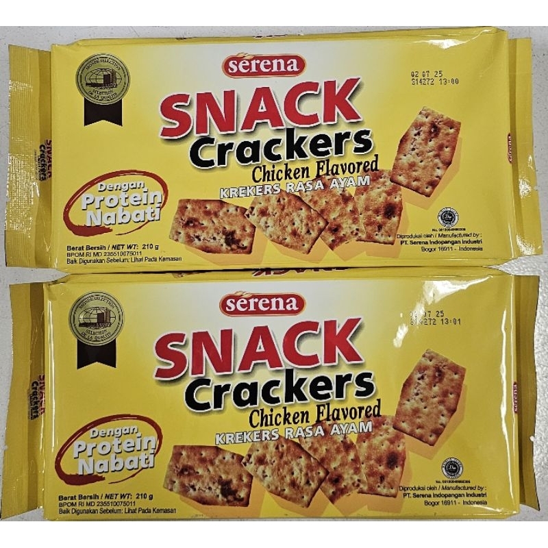 

Serena Snack Crackers Rasa Ayam 210g