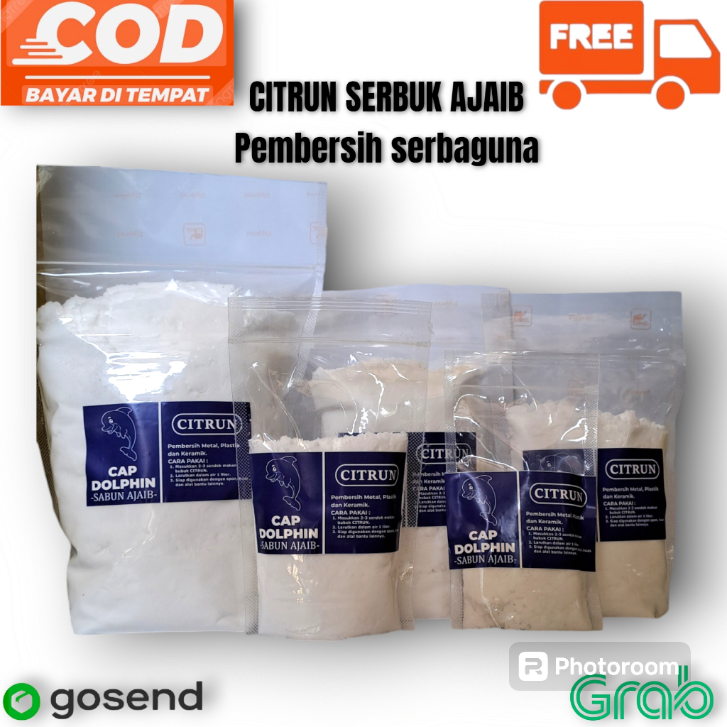 CITRUN/SITRUN SERBUK AJAIB PEMBERSIH SERBAGUNA MULTIFUNGSI/CITRUN PEMBERSIH LANTAI KAMAR MANDI