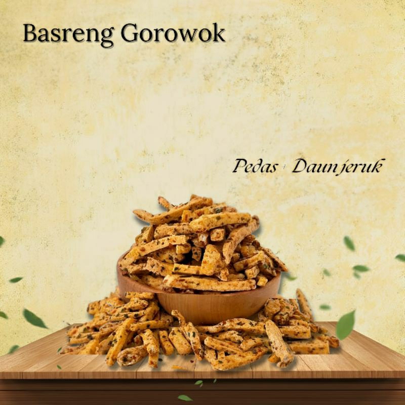 

Basreng pedas daun jeruk 1 kg viral dijamin gorowok