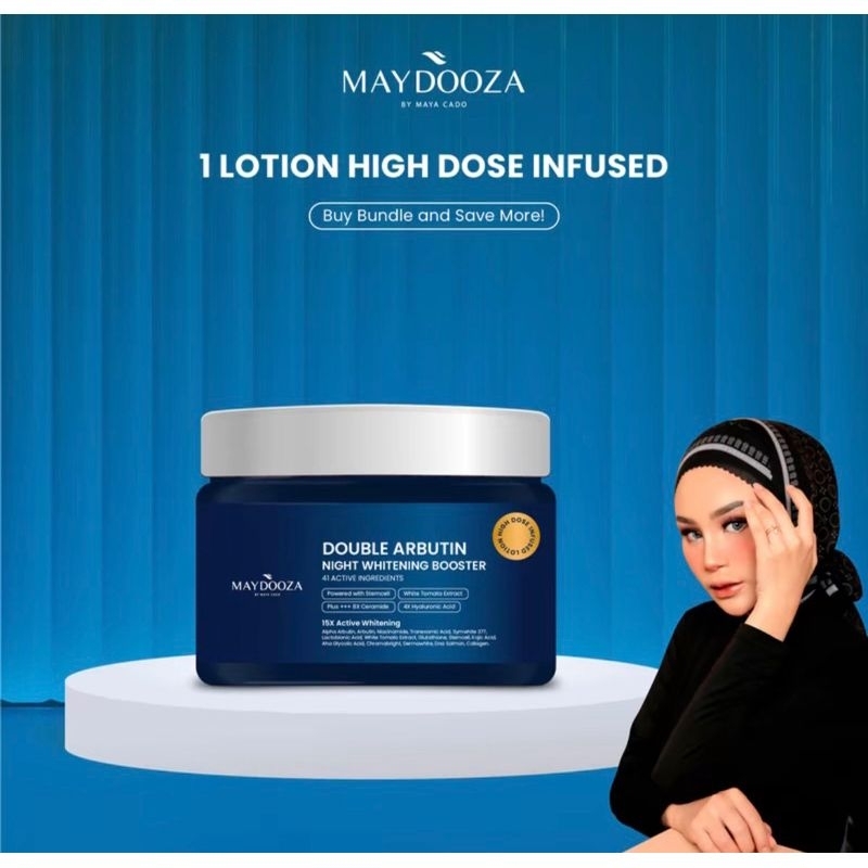 Maydooza body lotion HB WHITENING BPOM