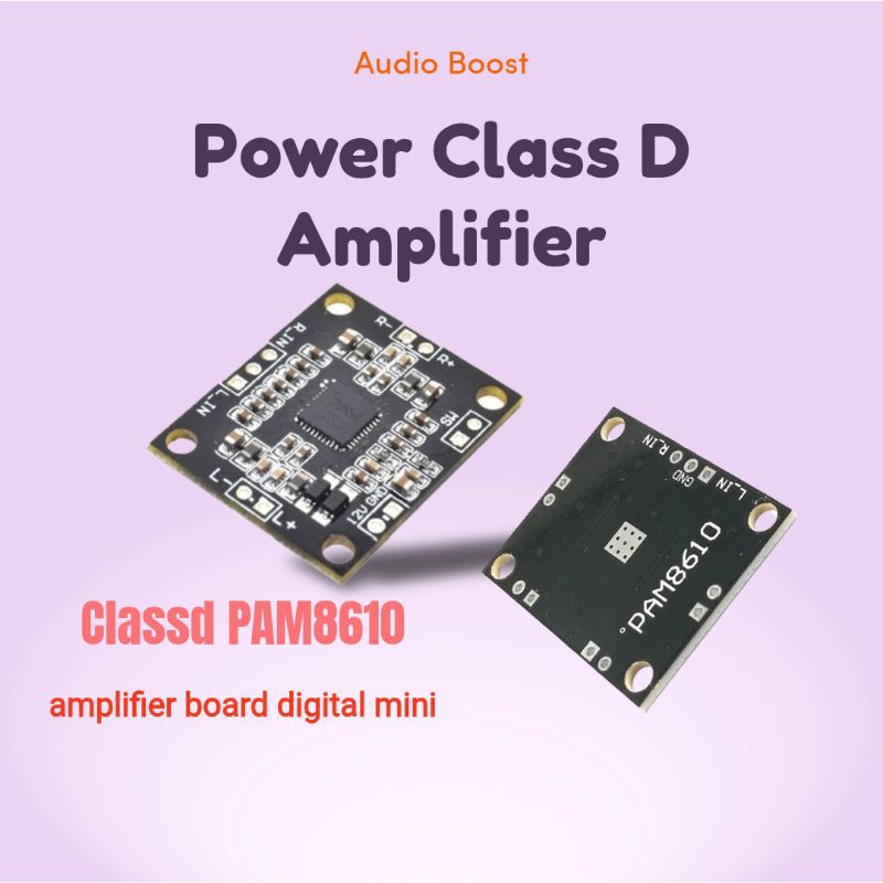 power classd Pam 8610/ power classd/ digital amplifier board mini 12vol