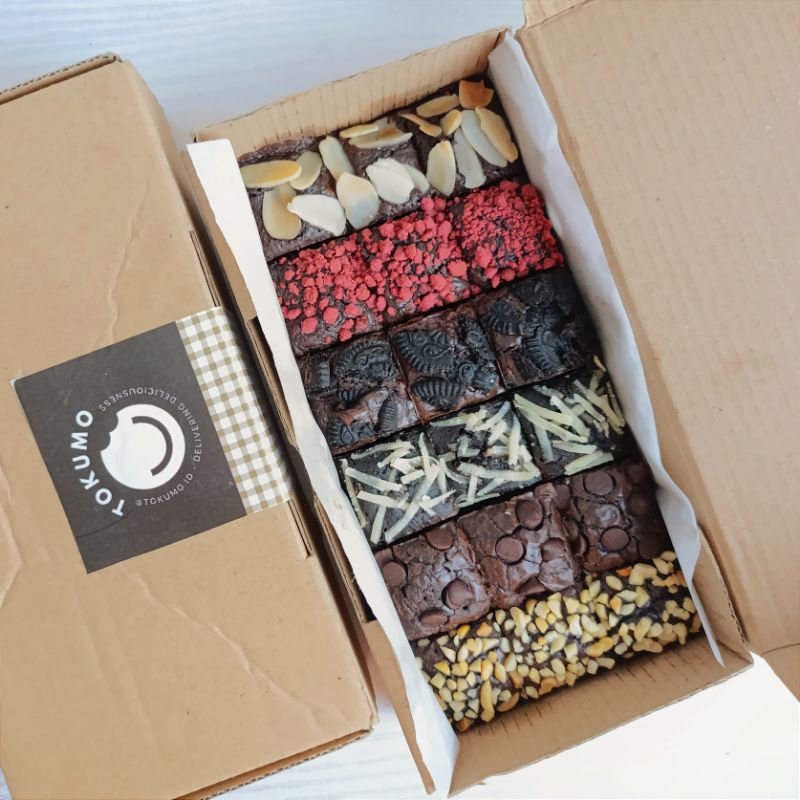 

Fudgy Brownies Topping Brownies Sekat Panggang | Tokumo