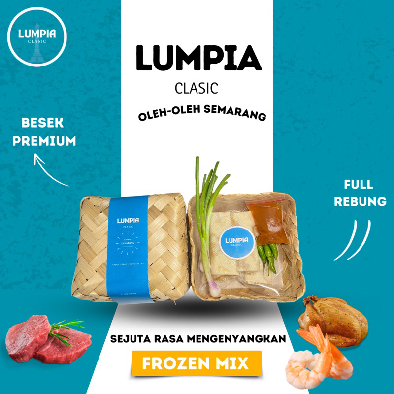 

LUMPIA CLASIC MIXX | FROZEN | 5 Pcs