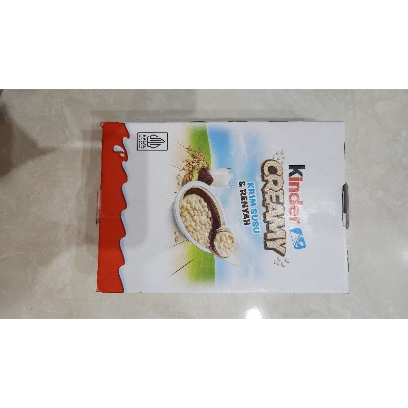 

Kinder Creamy Milky & Crunchy 19gr - 1 box 12pcs