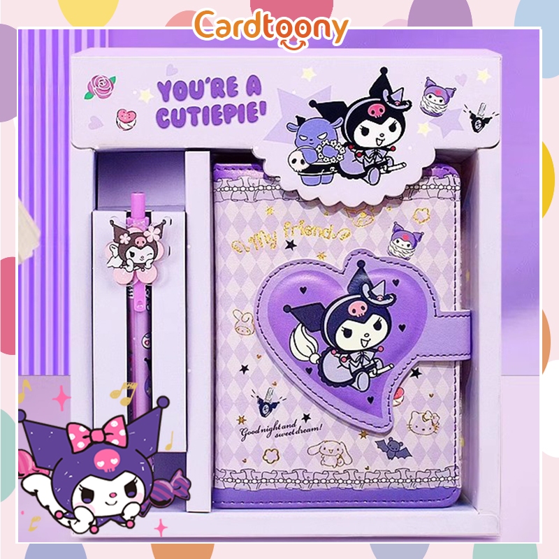 

Notebook 2 in 1 Buku Tulis Anak Magnet Buku Memo dan Pen Cute Diary Jurnal Ballpoint Pena Pulpen Pulpen