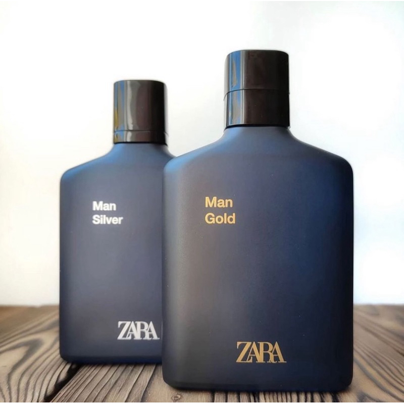 Parfum Original Zara Man Silver + Zara Man Gold 100ml