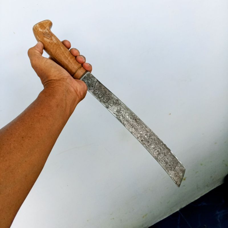 golok tebas tebang pohon damaskus