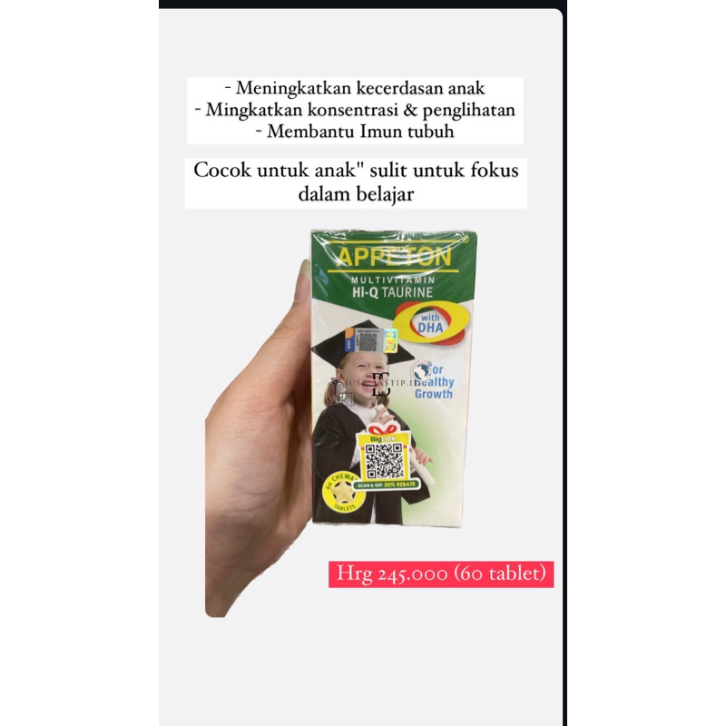 APPETON Hi-Q taurine (PO PENANG)