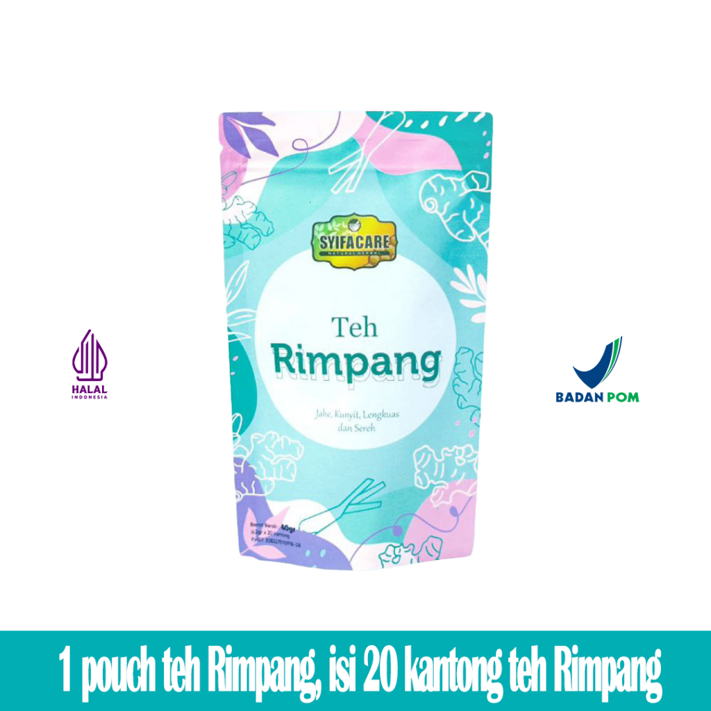 

Teh Celup Rimpang Syifacare Teh Bahan Herbal Alami 40 gr