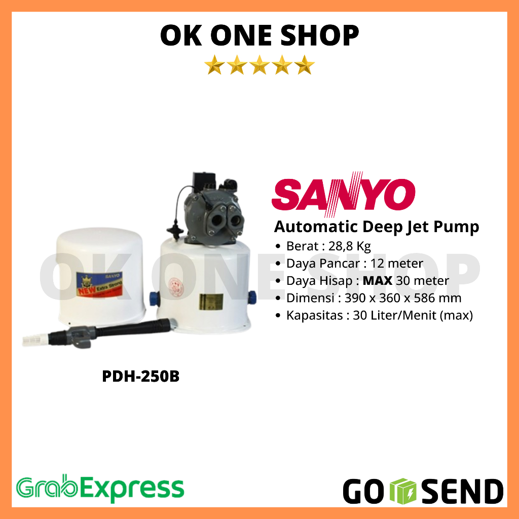 SANYO Jet Pump PDH-250B